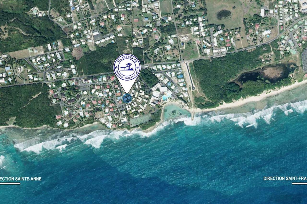 Ticarbets T3 - Residence Manganao - En Bord De Plage Saint-Francois  Dış mekan fotoğraf